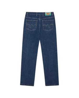Running Dog Double Scoop Denim-Hose