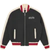 Running Dog Satin-Bomberjacke