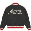 Running Dog Satin-Bomberjacke