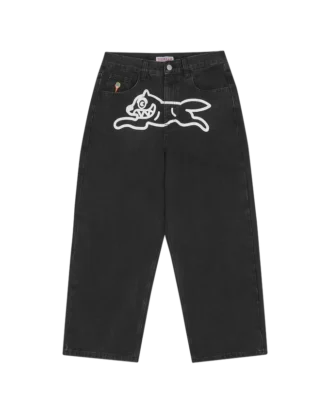 Running Dog Triple Scoop Denim-Hose