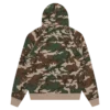 Running Dog Woodland Camo-Kapuze mit durchgehendem Reißverschluss
