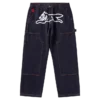 Selvedge-Carpenter-Hose aus Denim mit Running Dog-Motiv Selvedge-Carpenter-Hose aus Denim mit Running Dog-Motiv