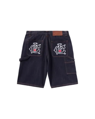 Selvedge Running Dog Denim Carpenter Shorts