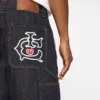 Selvedge Running Dog Denim Carpenter Shorts