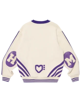 Sweatshirt mit Ellbogenpatches