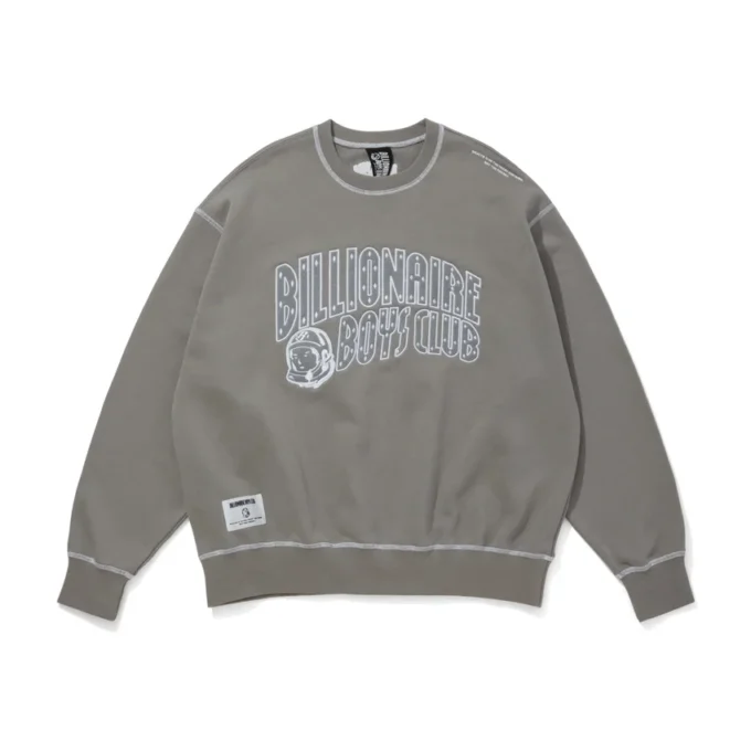 Sweatshirt mit Filzlogo und Arch Logo