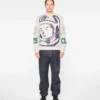 Sweatshirt mit großem Gesicht