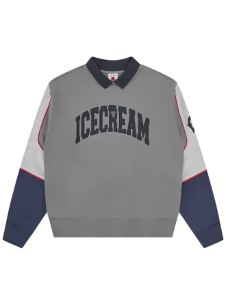 Sweatshirt mit Kragen