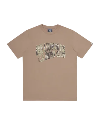 T-Shirt mit überlagertem Camo-Fill-Arch Logo