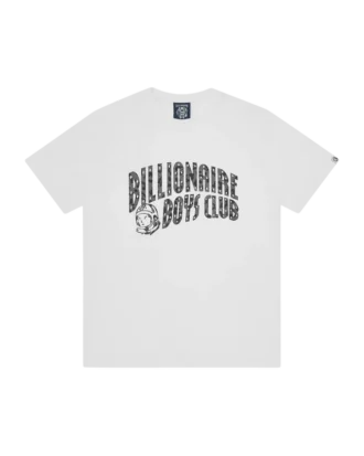T-Shirt mit Leopardenmuster-Arch Logo