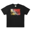 T-Shirt mit Straight Logo und Farbverlauf