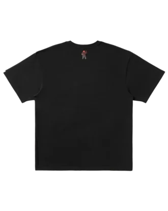 T-Shirt mit Straight Logo und Farbverlauf