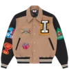 Trick Shot-Varsity-Jacke mit Kragen