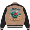 Trick Shot-Varsity-Jacke mit Kragen