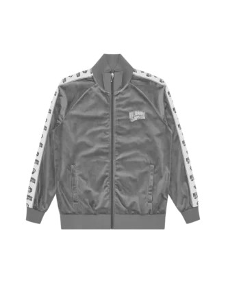 Velours-Trainingsjacke mit kleinem Arch Logo